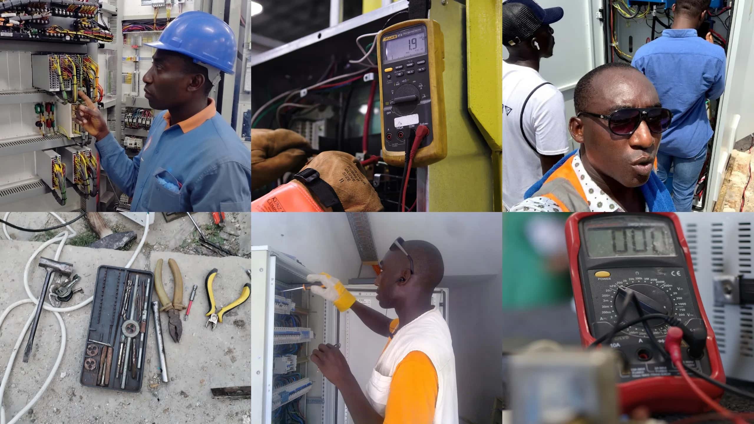 Équipes ENERCOS en intervention : installations solaires, électriques et hydrauliques au Sénégal